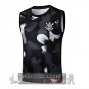Maglia Senza Maniche Formazione Corinthians Paulista 2025 2026 Nero Grigio