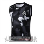 Maglia Senza Maniche Formazione Corinthians Paulista 2025 2026 Nero Grigio