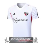 Sao Paulo Formazione Maglia Calcio 2023-24 Bianco Rojo