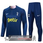 Tottenham Hotspur Insieme Completo Blu Navy Felpa Da Allenamento 2023-24