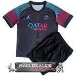 Paris Saint Germain Set completi Bambino Maglia Calcio Speciale 2023-24 Purpura Nero