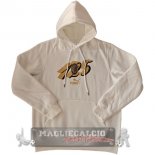 Felpe Con Cappuccio AC Milan 2025 2026 Bianco Giallo