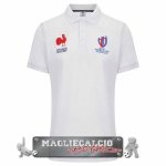 Rugby Polo Maglia Calcio Francia Coppa Del Mondo Di 2023 Bianco