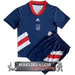 Ajax Set Completo Bambino Maglia Calcio Speciale 2023-24 Blu Navy
