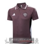 Manchester United Purpureo Nero Maglia POLO 2025 2026