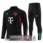 Bayern Monaco Insieme Complet Nero Purpureo Bianco Felpa Da Allenamento 2023-24