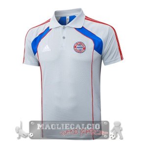 Bayern Monaco Grigio Blu Maglia POLO 2025 2026