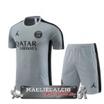 Paris Saint Germain Completo Bambino Formazione 2023-2024 Grigio I Nero