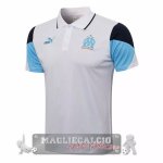 Manchester United Bianco Blu Maglia POLO 2021-22