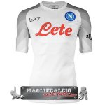Tailandia Away Maglia Calcio SSC Napoli 2022-23 Bianco Grigio