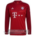 Home Manica lunga Maglia Calcio Bayern Munchen 2021-22