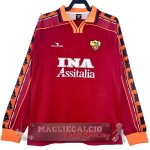 Home Maglia Calcio Manica lunga As Roma Retro 1998 1999