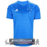 Tailandia Portiere Maglia Calcio Cruzeiro 2023-24 Blu