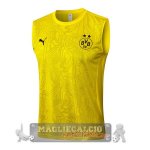 Maglia Formazione Senza Maniche Borussia Dortmund 2024 2025 Giallo