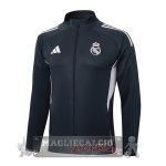 Lunga Zip Giacca Real Madrid 2025 2026 Grigio Navy