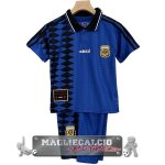 Argentina Retro Set Completo Bambino Maglia Calcio Away 1994