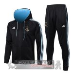 Argentina Insieme Completo Nero Blu Giacca Felpa Cappuccio 2023