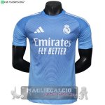 Portiere Giocatori Maglia Calcio Real Madrid 2025 2026 Blu