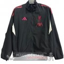 Giacca a vento Liverpool 2025 2026 Nero Rosso