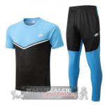 Formazione Set Completo Maglia Calcio Nike 2022-2023 Blu Nero