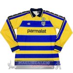 Home Manica lunga Parma 1999 2000 Blu Giallo