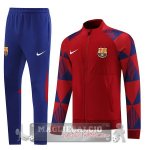 Barcellona Insieme Completo Blu Rosso Giacca 2022-23