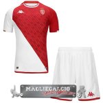 AS Monaco Set Completo Bambino Maglia Calcio Home 2023-24