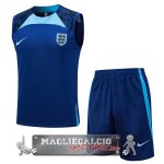 Inghilterra Formazione Set Completo Maglia Calcio 2023 Blu