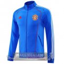 Lunga Zip Giacca Manchester United 2025 2026 Blu