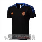 Real Madrid Formazione Maglia Calcio 2021-22 Nero
