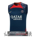 Formazione Senza Maniche Paris Saint Germain 2023-24 Blu Rosso Purpureo