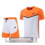 Formazione Set Completo Maglia Calcio Nike 2022-2023 Arancione Bianco
