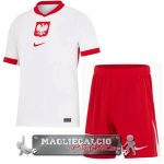 Polonia Set Completo Bambino Maglia Calcio Home 2024