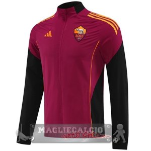 Giacca a vento AS Roma 2025-2026 Rosso Nero