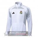 Lunga Zip Giacca Real Madrid 2025 2026 Bianco I Grigio