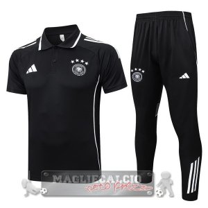 Germania Nero Maglia POLO Set Completo 2025