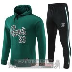 Paris Saint Germain Insieme Completo Verde Nero Grigio Giacca Felpa Cappuccio 2022-23