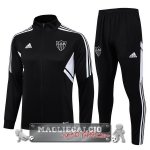 Atlético Mineiro Insieme Completo Nero Bianco Giacca Lunga Zip 2023-24