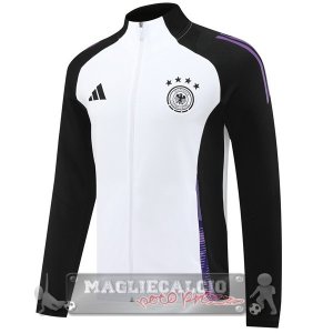 Lunga Zip Giacca Germania 2025 Bianco II Nero
