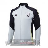 Lunga Zip Giacca Juventus 2025 2026 Grigio Nero