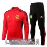 Flamengo Insieme Completo Rosso Nero Giacca 2022-23