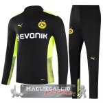 Borussia Dortmund Insieme Completo Nero Verde Giacca 2021-22