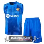 Formazione Senza Maniche Set Completo Barcelona 2023-24 Blu Bianco
