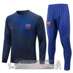 Barcellona Insieme Completo Blu IIII Navy Giacca 2022-23