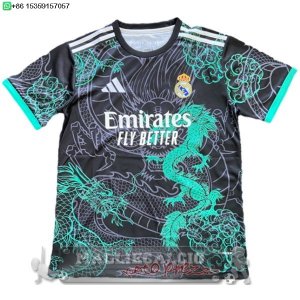 Thailandia speciale Maglia Calcio Real Madrid 2025 2026 Nero Verde