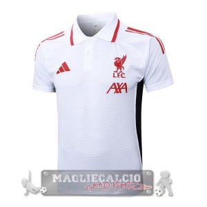 Liverpool Bianco Rosso Maglia POLO 2025 2026