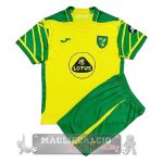 Norwich City Bambino Maglia Calcio Home 2021-22