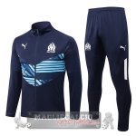 Marseille Insieme Completo Blu Navy Giacca 2022-23