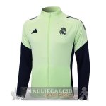 Lunga Zip Giacca Real Madrid 2025 2026 Verde Luce