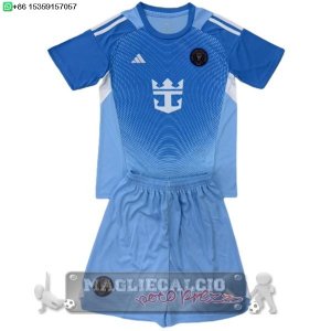 Portiere Set Completo Bambino Inter Miami 2025 2026 Blu